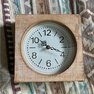 beige decor clock
